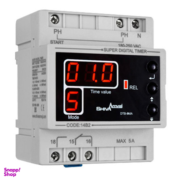 سوپر تايمر ديجيتال شيوا امواج مدل DTB-8MA