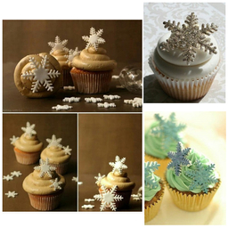 کاتر فشاری شیرینی پزی پلاستیکی به گز مدل برف مجموعه 3 عددی