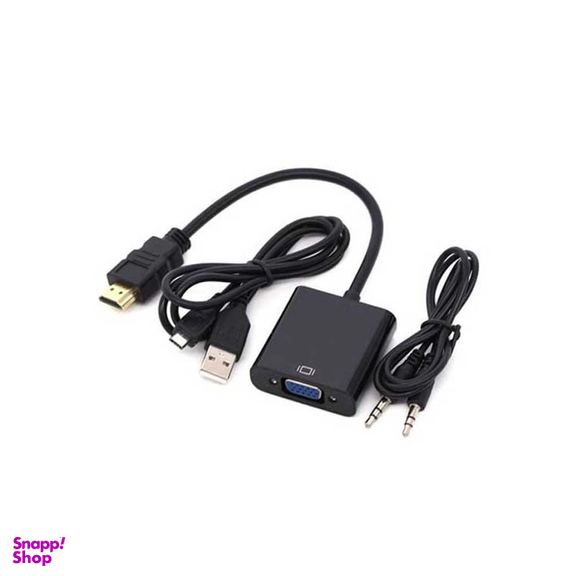 مبدل HDMI به VGA آیدیا کد 5521 به همراه کابل صدا و برق