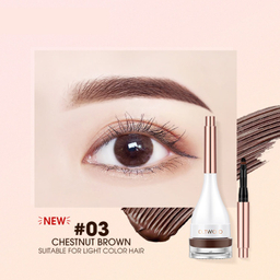 سایه ابرو کرمی او تو او رنگ 03 chestnut brown