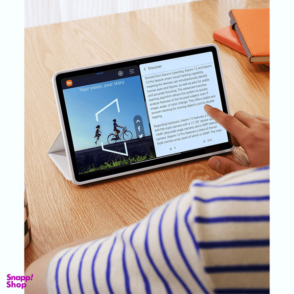 تبلت شیائومی مدل Redmi Pad ظرفیت 128 گیگابایت و رم 6 گیگابایت به همراه کیف و محافظ صفحه نمایش
