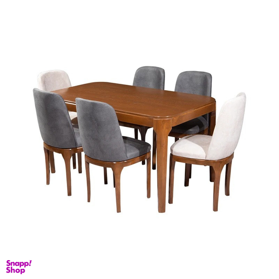 میز و صندلی ناهارخوری 6 نفره مدل کاترین k004