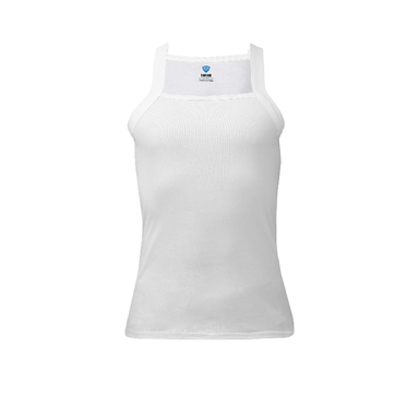 زیرپوش مردانه تاپیک رنگ  شتی رکسفید یقه خابی کد 52