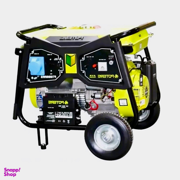 موتور برق پوتر مدل PT18000VES استارتی 9 کیلووات به همراه چرخ و دسته