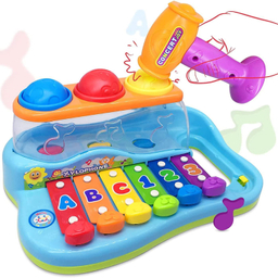 اسباب بازی موزیکال بلز و چکش هولی تويز مدل 856 Enlightening & Intellectual Xylophone