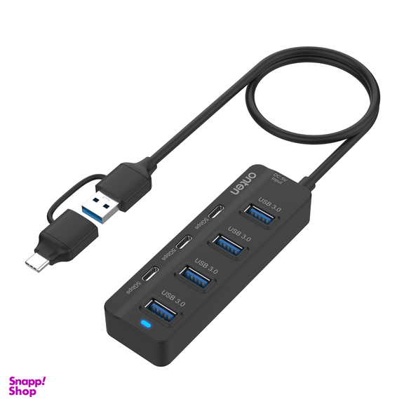 هاب 7 پورت USB 3.0 اونتن مدل ONT-UCA5306 با قابلیت OTG