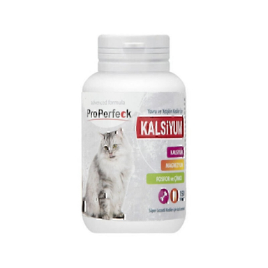 قرص کلسیم گربه پروپرفک مدل Calcium بسته 150 عددی