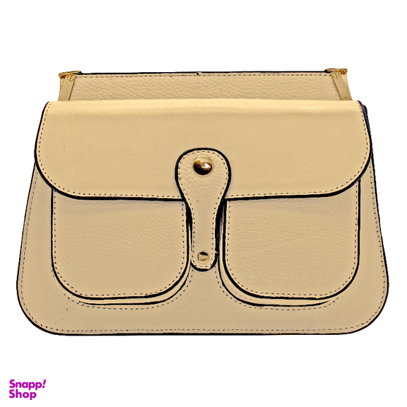 کیف دوشی زنانه مدل چرم طبیعی فلوتر کد fateh 116/1