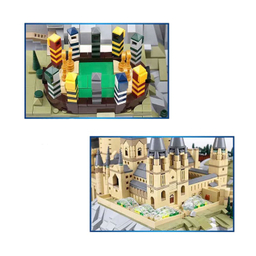 لگو مدل مدرسه هاگوارتز طرح هری پاتر