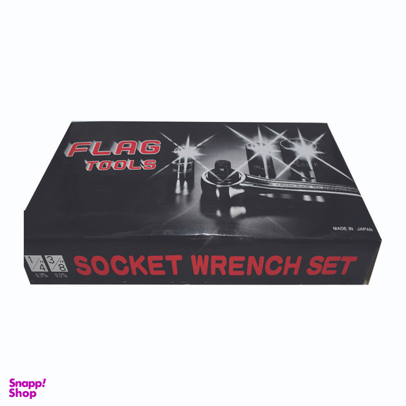 آچار و سری بکس فلگ مدل F-2121M مجموعه 21 عددی