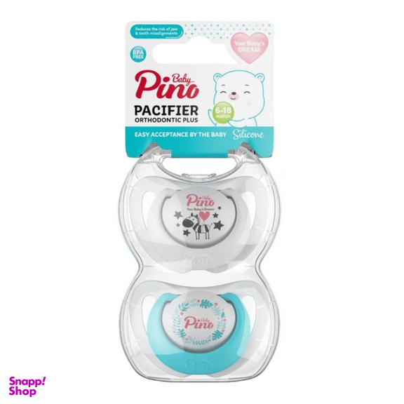 پستانک ارتودنسی پینو بیبی مناسب 6 تا 18 ماه بسته 2 عددی