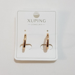 گوشواره زنانه ژوپینگ مدل حلقه ای ساده 410