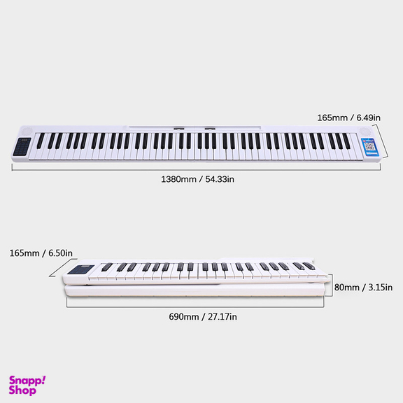 پیانو دیجیتال مدل Foldable 88 Keys Pro Edition