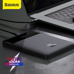 پاوربانک باسئوس مدل BALDE HIGH POWER DIGITAL DISPALY PPBL000201 100W ظرفیت 20000 میلی آمپر ساعت