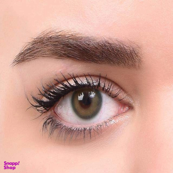 لنز رنگی چشم رویال ویژن شماره 39 مدل Pixy Green رنگ سبز عسلی متمایل به زیتونی