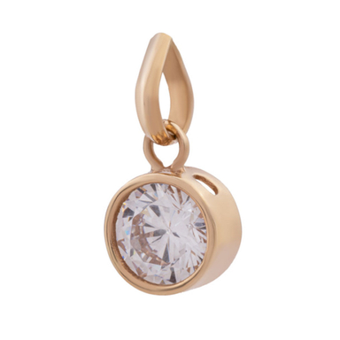 پلاک گردنبند طلا ۱۸ عیار زنانه داریم مدل دایره سفید