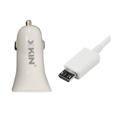 شارژر دیواری ایکس کین کد XK-CAR12 به همراه کابل MicroUSB