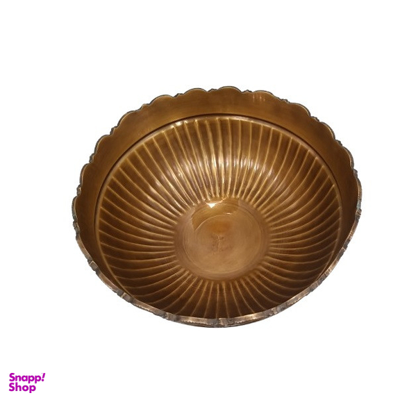 ست میوه خوری برنجی مدل آنتیک کد 99321 مجموعه دو عددی