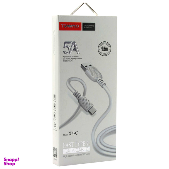 کابل تبدیل USB به microUSB ترانیو مدل X4 طول 150 سانتی متر