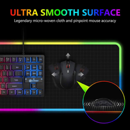 ماوس پد مخصوص بازی مدل RGB 80x30