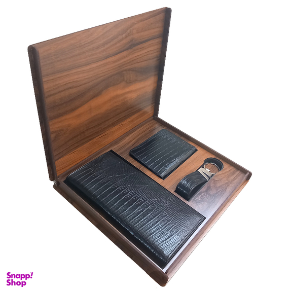 ست هدیه مردانه چرم طبیعی کد 3351