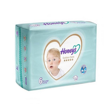 پوشک بچه هانیز سایز 6 بسته 24 عددی