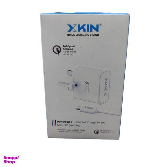 شارژر دیواری ایکس کین کد XK-HC04 به همراه کابل MicroUSB