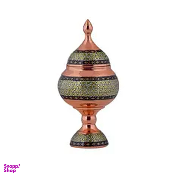 شکلات خوری مس و خاتم 20 سانتی متر