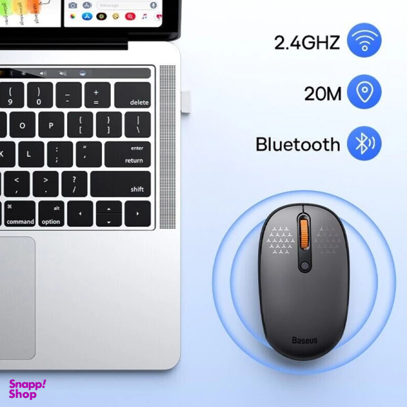 ماوس بی سیم‌ باسئوس مدل F01B Tri-Mode