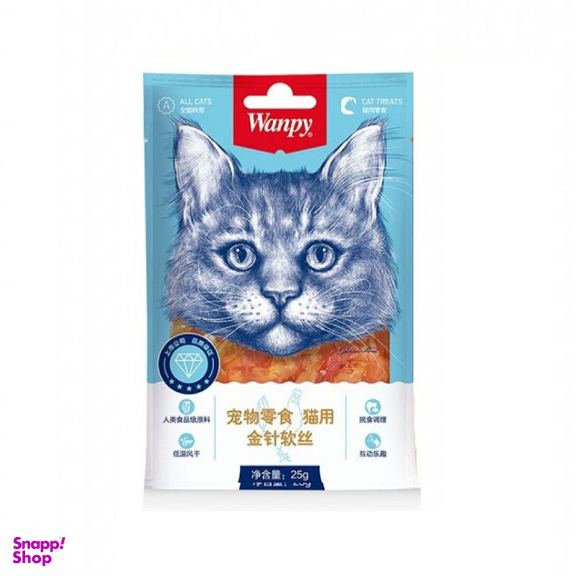 تشویقی گربه ونپی مدل Chiken Jerky Strips وزن 25 گرم