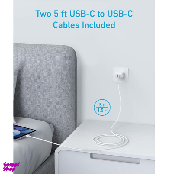 شارژر دیواری 20 وات انکر مدل B2348K21 به همراه کابل Type-C