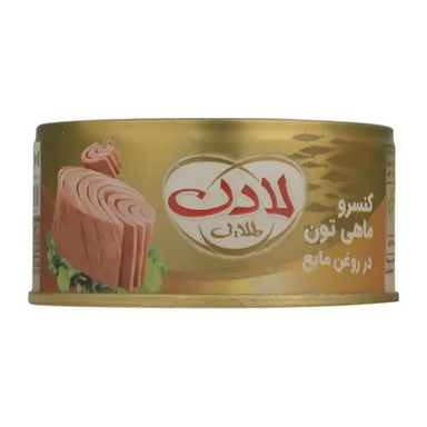 کنسرو تن ماهی در روغن گیاهی لادن وزن ۱۸۰ گرم