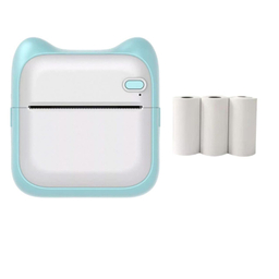 پرینتر لیبل زن ناب سل مدل پرتابل شارژی کد BL-NAAB001111 به همراه سه عدد رول کاغذی