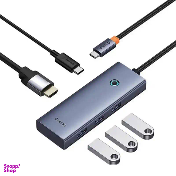هاب 5 پورت Type-C بیسوس مدل UltraJoy Series HDMI