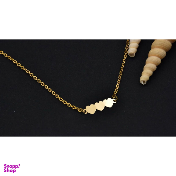 گردنبند طلا 18 عیار زنانه شمیم گلد گالری طرح قلب کد 430D2883