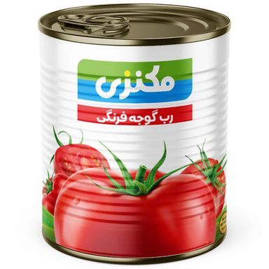 رب گوجه فرنگی مکنزی وزن 800 گرم