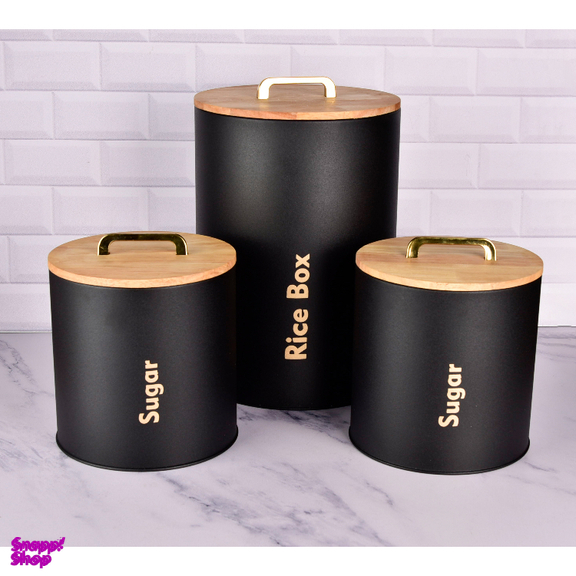 سرویس آشپزخانه 4 پارچه یونیک مدل درب چوبی دسته T کد 803