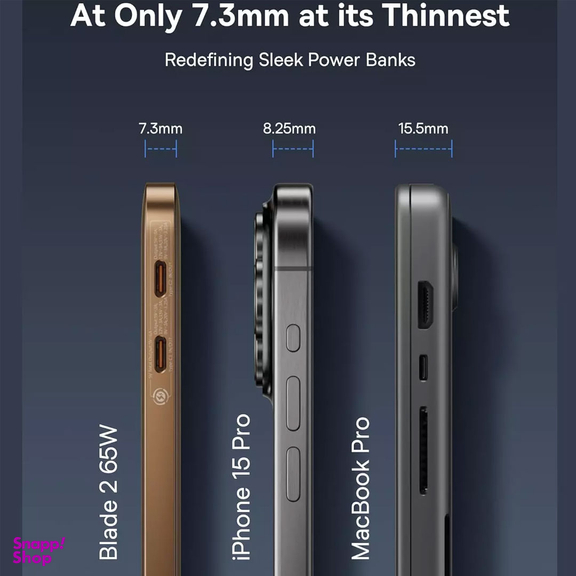 پاوربانک 65 وات 12000 میلی آمپر بیسوس مدل PPBLD2-65