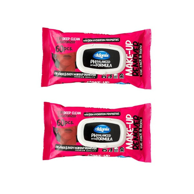 دستمال مرطوب آدونیس مدل 03 دو بسته 60 عددی