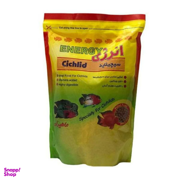 غذای خشک ماهی سیچیلاید انرژی کد 024 وزن 300 گرم