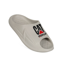 دمپایی مردانه شیما طرح Caterpillar رنگ خاکستری