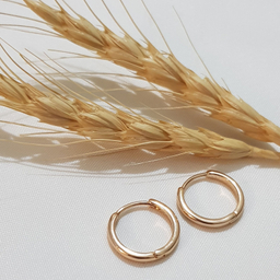 گوشواره زنانه ژوپینگ مدل حلقه ای ساده 410