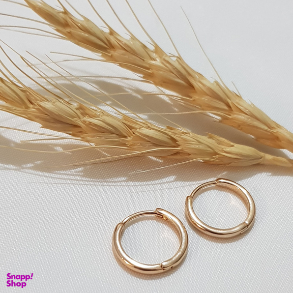 گوشواره زنانه ژوپینگ مدل حلقه ای ساده 410