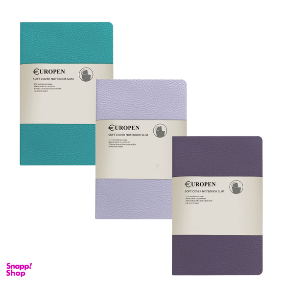 دفتر یوروپن طرح soft cover slim