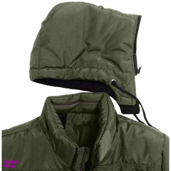 کاپشن مردانه مدل 1102 رنگ زیتونی