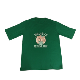 تیشرت زنانه طرح خرس کد 234 رنگ سبز