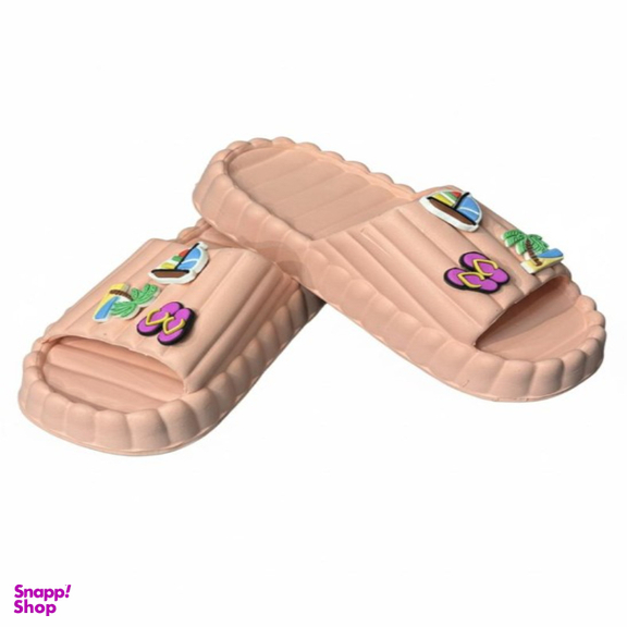 دمپایی زنانه طرح الیس سارگل رنگ گلبهی