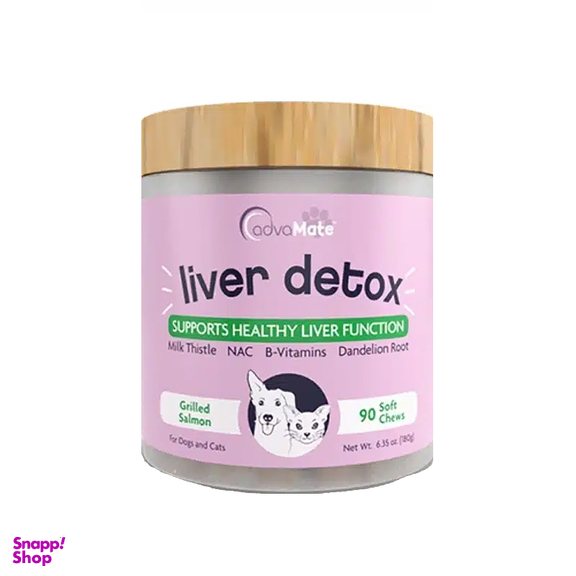 قرص مکمل سگ ادواکر مدل سلامت کبد بسته 90 عددی