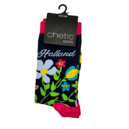 جوراب اسپرت زنانه چیتک مدل گل های رنگی