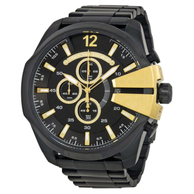 ساعت مچی عقربه ای مردانه مدل مگاچِف شاخدار سه موتور فعال کرنوگراف